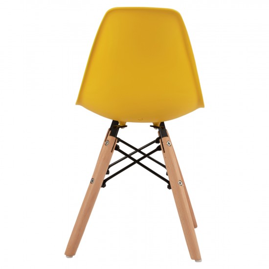 ΚΑΡΕΚΛΑ TWIST KID ΤΜΧ.ΞΥΛΙΝΑ ΠΟΔΙΑ &ΚΑΘΙΣΜΑ ΚΙΤΡΙΝΟ PP