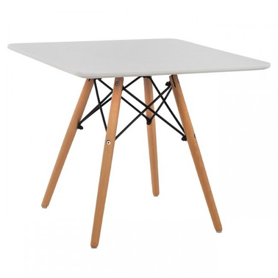 ΤΡΑΠΕΖΙ MINIMAL KID ΛΕΥΚΟ 60X60X51Y