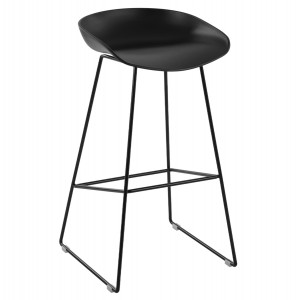 ΣΚΑΜΠΟ ΜΕΤΑΛΛΙΚΟ  ΜΕ ΚΑΘΙΣΜΑ PP ΜΑΥΡΟ