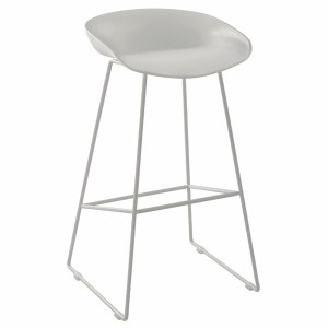 ΣΚΑΜΠΟ ΜΕΤΑΛΛΙΚΟ  ΜΕ ΚΑΘΙΣΜΑ PP ΛΕΥΚΟ