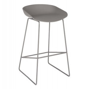 ΣΚΑΜΠΟ ΜΕΤΑΛΛΙΚΟ ΜΕ ΚΑΘΙΣΜΑ PP ΓΚΡΙ