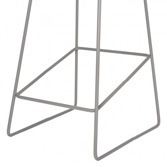 ΣΚΑΜΠΟ ΜΕΤΑΛΛΙΚΟ ΜΕ ΚΑΘΙΣΜΑ PP ΓΚΡΙ