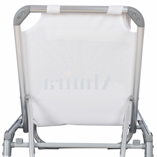 ΞΑΠΛΩΣΤΡΑ ΠΑΡΑΛΙΑΣ ΒΑΡΕΩΣ ΤΥΠΟΥ ΛΕΥΚΗ ΑΛΟΥΜΙΝΙΟΥ