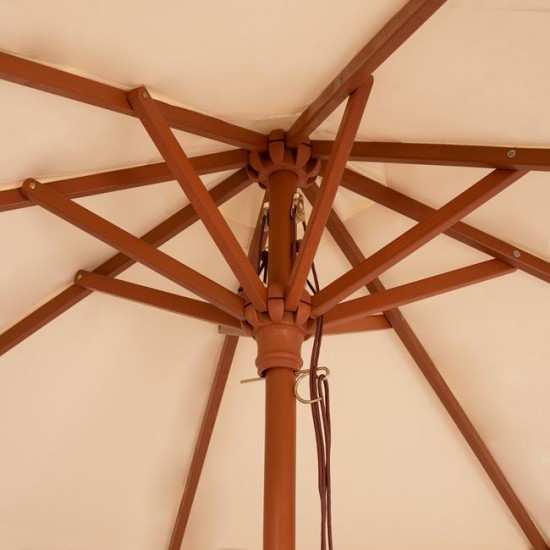 ΟΜΠΡΕΛΑ ΕΠΑΓΓΕΛΜΑΤΙΚΗ Φ2.30X2,50Y ΜΕ ΞΥΛΙΝΟ ΣΚΕΛΕΤΟ ΜΠΕΖ