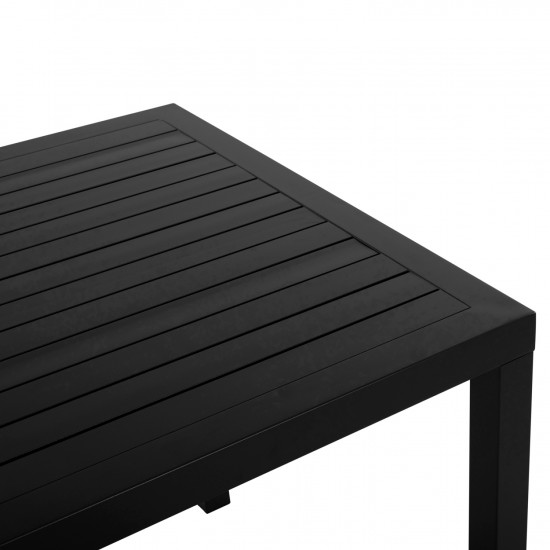 ΤΡΑΠΕΖΙ ΑΛΟΥΜΙΝΙΟΥ ΣΕ ΑΝΘΡΑΚΙ ΑΠΟΧΡΩΣΗ 80Χ80X75,5Υεκ.