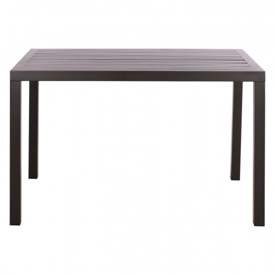 ΤΡΑΠΕΖΙ ΑΛΟΥΜΙΝΙΟΥ ΣΕ ΑΝΘΡΑΚΙ ΑΠΟΧΡΩΣΗ 120Χ80X75,5Υεκ.