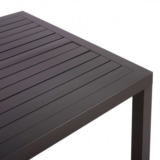 ΤΡΑΠΕΖΙ ΑΛΟΥΜΙΝΙΟΥ ΣΕ ΑΝΘΡΑΚΙ ΑΠΟΧΡΩΣΗ 140Χ80X75,5Υ εκ.