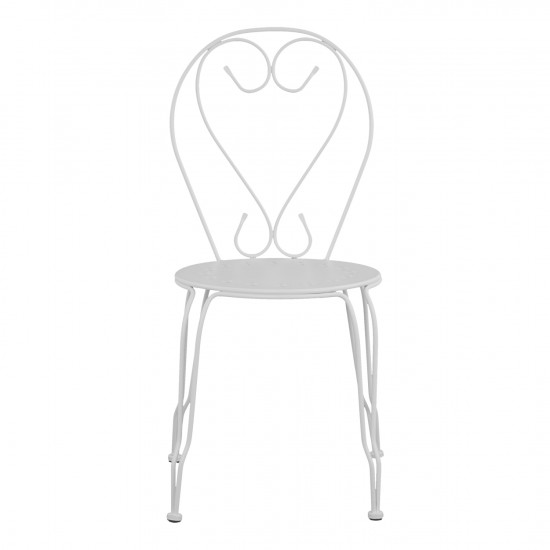 ΚΑΡΕΚΛΑ ΜΕΤΑΛΛΙΚΗ AMORE ΛΕΥΚΗ