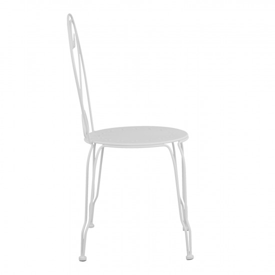 ΚΑΡΕΚΛΑ ΜΕΤΑΛΛΙΚΗ AMORE ΛΕΥΚΗ