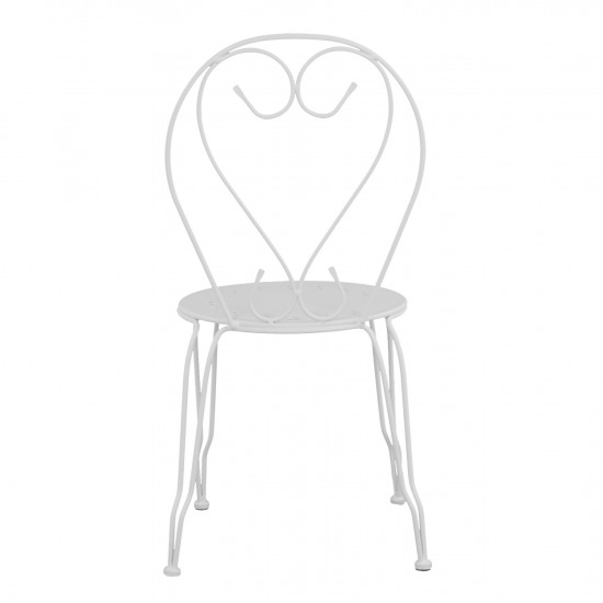 ΚΑΡΕΚΛΑ ΜΕΤΑΛΛΙΚΗ AMORE ΛΕΥΚΗ