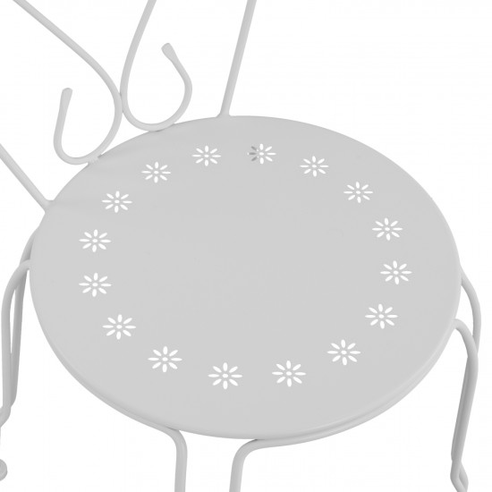 ΚΑΡΕΚΛΑ ΜΕΤΑΛΛΙΚΗ AMORE ΛΕΥΚΗ