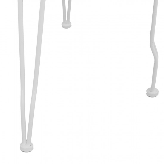 ΚΑΡΕΚΛΑ ΜΕΤΑΛΛΙΚΗ AMORE ΛΕΥΚΗ