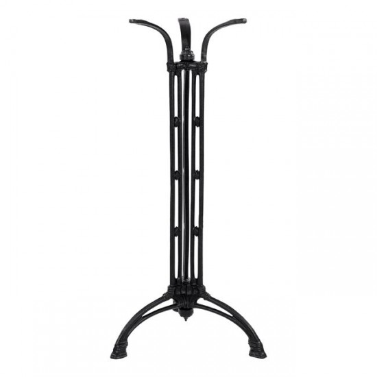 ΒΑΣΗ BAR ΑΠΟ ΜΑΝΤΕΜΙ 3ΝΥΧΗ ΣΕ ΜΑΥΡΟ ΧΡΩΜΑ 50X50X105