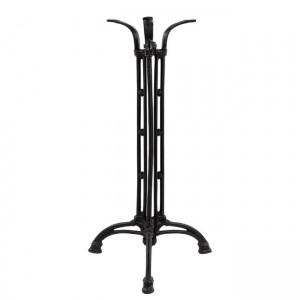 ΒΑΣΗ BAR ΑΠΟ ΜΑΝΤΕΜΙ 3ΝΥΧΗ ΣΕ ΜΑΥΡΟ ΧΡΩΜΑ 50X50X105