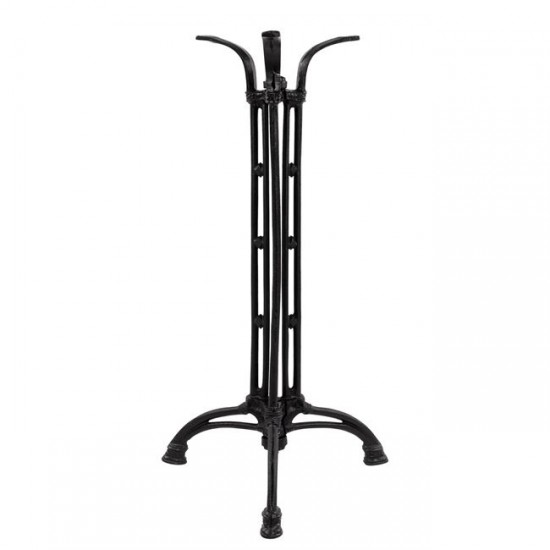 ΒΑΣΗ BAR ΑΠΟ ΜΑΝΤΕΜΙ 3ΝΥΧΗ ΣΕ ΜΑΥΡΟ ΧΡΩΜΑ 50X50X105