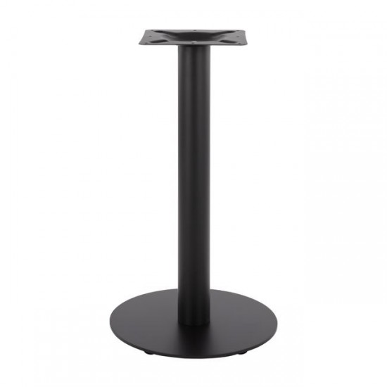 ΒΑΣΗ ΜΕΤΑΛΛΙΚΗ ΜΑΥΡΗ ΜΑΤ Φ40Χ72εκ.