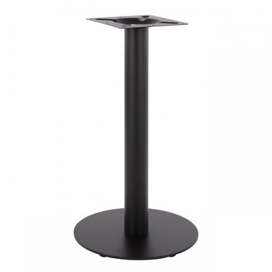 ΒΑΣΗ ΜΕΤΑΛΛΙΚΗ ΜΑΥΡΗ ΜΑΤ Φ40Χ72εκ.