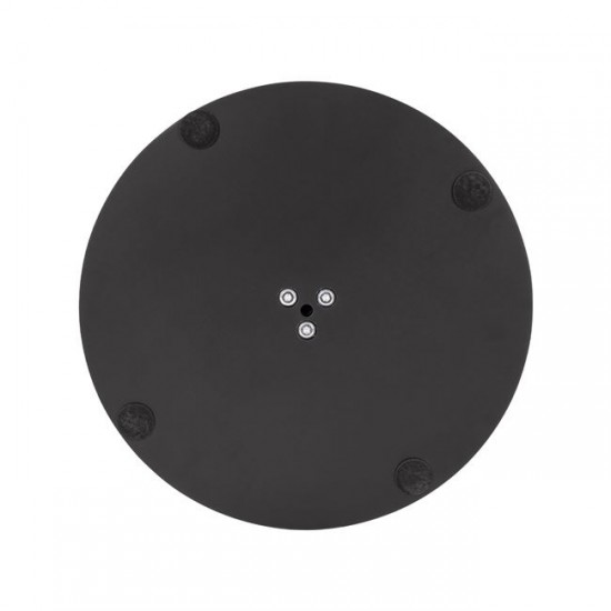 ΒΑΣΗ ΜΕΤΑΛΛΙΚΗ ΜΑΥΡΗ ΜΑΤ Φ40Χ72εκ.