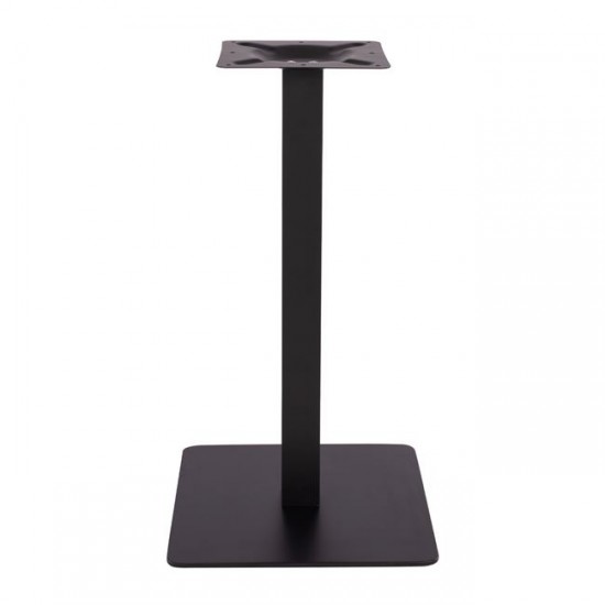 ΒΑΣΗ ΜΕΤΑΛΛΙΚΗ ΜΑΥΡΗ ΜΑΤ 40X40X72Υεκ.