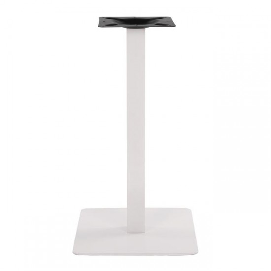 ΒΑΣΗ ΜΕΤΑΛΛΙΚΗ ΛΕΥΚΗ ΜΑΤ 40X40X72Υεκ.