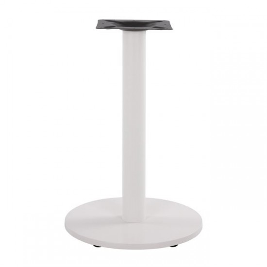 ΒΑΣΗ ΜΕΤΑΛΛΙΚΗ ΛΕΥΚΗ ΜΑΤ Φ45x72Υεκ. ΜΕ ΡΕΓΟΥΛΑΤΟΡΟΥΣ