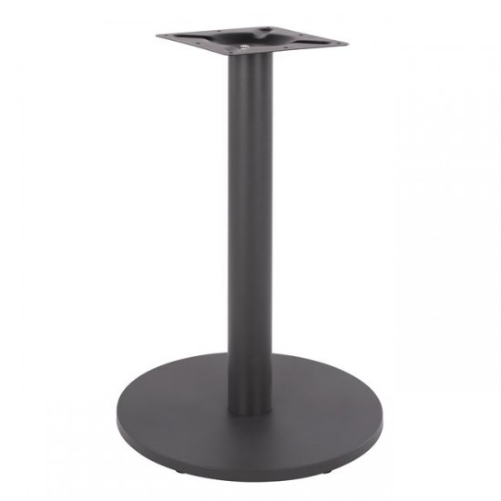 ΒΑΣΗ ΜΕΤΑΛΛΙΚΗ ΓΚΡΙ Φ45Χ72Υεκ. ΜΕ ΡΕΓΟΥΛΑΤΟΡΟΥΣ