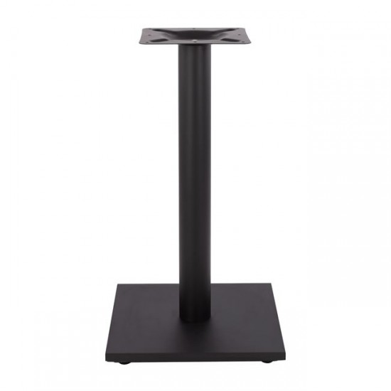 ΒΑΣΗ ΜΕΤΑΛΛΙΚΗ ΜΑΥΡΗ ΜΑΤ 40Χ40Χ72Υεκ. ΜΕ ΡΕΓΟΥΛΑΤΟΡΟΥΣ