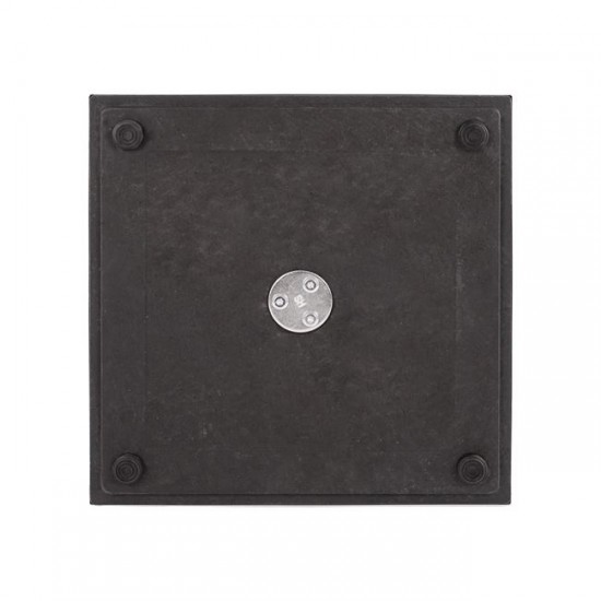 ΒΑΣΗ ΜΕΤΑΛΛΙΚΗ ΛΕΥΚΗ ΜΑΤ 40Χ40Χ72Υεκ. ΜΕ ΡΕΓΟΥΛΑΤΟΡΟΥΣ