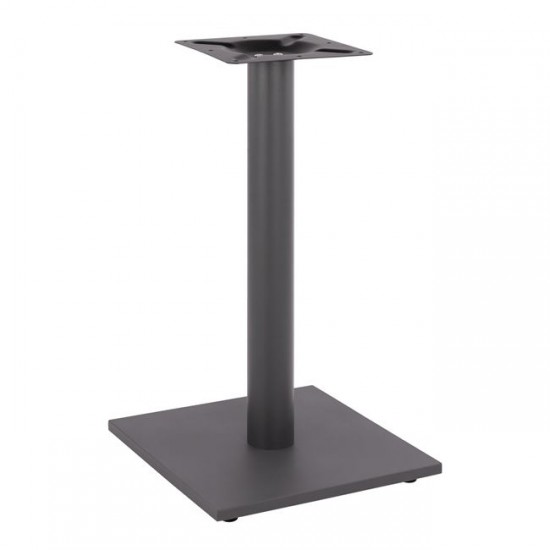 ΒΑΣΗ ΜΕΤΑΛΛΙΚΗ ΓΚΡΙ 40X40X72Υεκ. ΜΕ ΡΕΓΟΥΛΑΤΟΡΟΥΣ