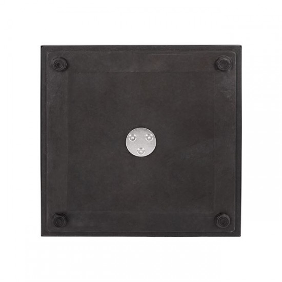 ΒΑΣΗ ΜΕΤΑΛΛΙΚΗ ΓΚΡΙ 40X40X72Υεκ. ΜΕ ΡΕΓΟΥΛΑΤΟΡΟΥΣ