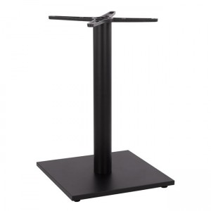 ΒΑΣΗ ΜΕΤΑΛΛΙΚΗ ΜΑΥΡΗ ΜΑΤ 45Χ45Χ72εκ. ΜΕ ΣΤΑΥΡΟ 45Χ45 ΚΑΙ ΡΕΓΟΥΛΑΤΟΡΟΥΣ 