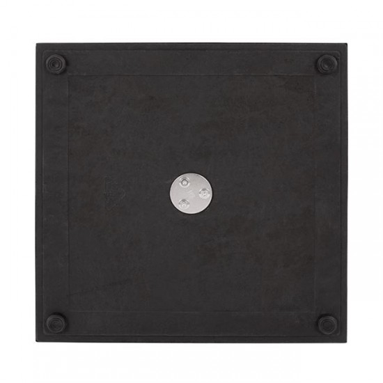 ΒΑΣΗ ΜΕΤΑΛΛΙΚΗ ΜΑΥΡΗ ΜΑΤ 45Χ45Χ72εκ. ΜΕ ΣΤΑΥΡΟ 45Χ45 ΚΑΙ ΡΕΓΟΥΛΑΤΟΡΟΥΣ