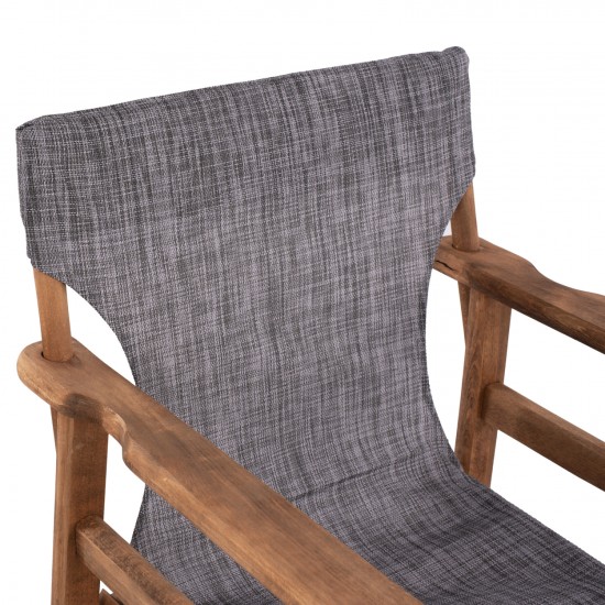 ΚΑΡΕΚΛΑ ΣΚΗΝΟΘΕΤΗ ΛΗΜΝΟΣ ΚΑΡΥΔΙ ΜΕ TEXTILENE ΓΚΡΙ 57x54x88,5 εκ.