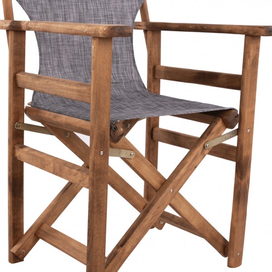 ΚΑΡΕΚΛΑ ΣΚΗΝΟΘΕΤΗ ΛΗΜΝΟΣ ΚΑΡΥΔΙ ΜΕ TEXTILENE ΓΚΡΙ 57x54x88,5 εκ.