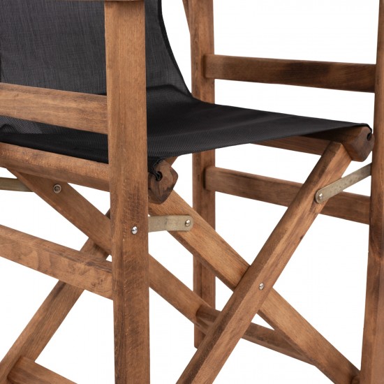 ΚΑΡΕΚΛΑ ΣΚΗΝΟΘΕΤΗ ΛΗΜΝΟΣ ΚΑΡΥΔΙ ΜΕ TEXTILENE ΜΑΥΡΟ 57x54x88,5εκ.