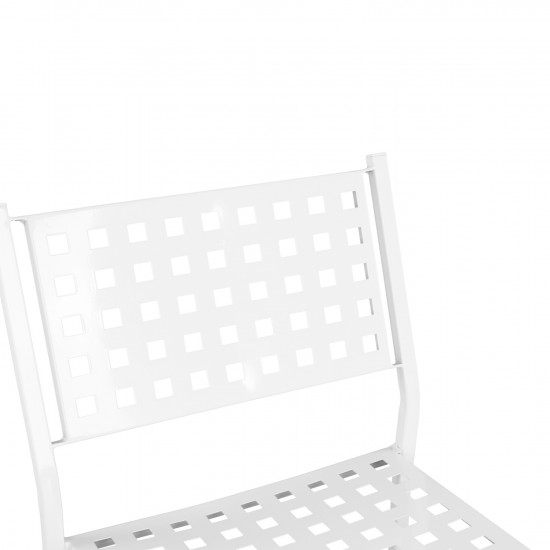 ΣΚΑΜΠΟ ΜΠΑΡ ΜΕΤΑΛΛΙΚΟ  ΣΕ ΛΕΥΚΗ ΑΠΟΧΡΩΣΗ