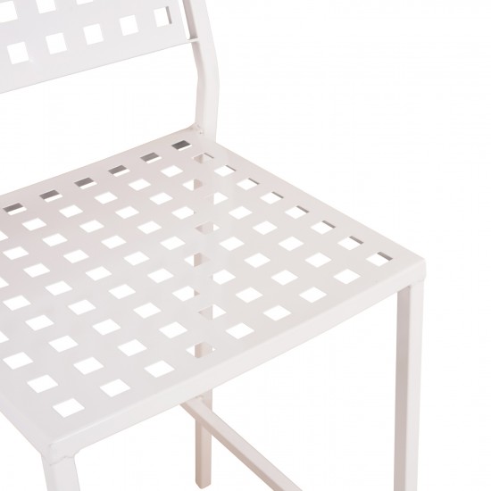 ΣΚΑΜΠΟ ΜΠΑΡ ΜΕΤΑΛΛΙΚΟ  ΣΕ ΛΕΥΚΗ ΑΠΟΧΡΩΣΗ