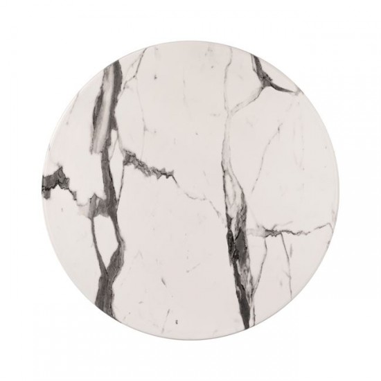 ΕΠΙΦΑΝΕΙΑ ΤΡΑΠΕΖΙΟΥ WERZALIT Φ60 MARBLE WHITE-GREY 5657