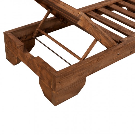 ΞΑΠΛΩΣΤΡΑ ΞΥΛΙΝΗ ΒΑΡΕΩΣ ΤΥΠΟΥ ΜΑΚΕΔΟΝΙΑ ΚΑΡΥΔΙ ΕΜΠ. 204X77,5X29Y εκ.