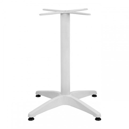 ΒΑΣΗ ΑΛΟΥΜΙΝΙΟΥ 4ΝΥΧΗ 65Χ65X70εκ. ΜΕ ΣΤΑΥΡΟ 48Χ48εκ. ΛΕΥΚΗ