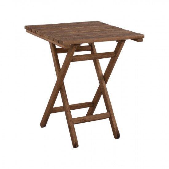 ΤΡΑΠΕΖΙ ΣΚΗΝΟΘΕΤH ΛΗΜΝΟΣ 60Χ60Χ72Υ εκ. ΜΑΣΙΦ ΟΞΙΑ ΕΜΠOΤΙΣΜΟΣ ΚΑΡΥΔΙ