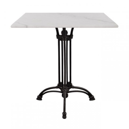 ΤΡΑΠΕΖΙ ΜΕ 3ΝΥΧΗ ΒΑΣΗ ΑΠΟ ΜΑΝΤΕΜΙ ΜΕ ΜΑΡΜΑΡΟ 70Χ70Χ72,5Υ εκ.