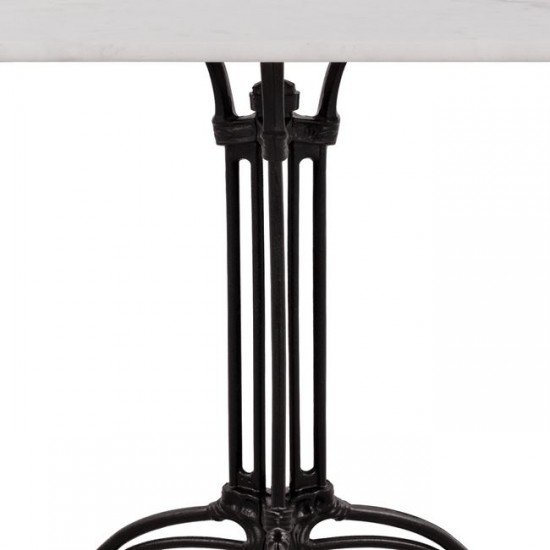 ΤΡΑΠΕΖΙ ΜΕ 3ΝΥΧΗ ΒΑΣΗ ΑΠΟ ΜΑΝΤΕΜΙ ΜΕ ΜΑΡΜΑΡΟ 70Χ70Χ72,5Υ εκ.