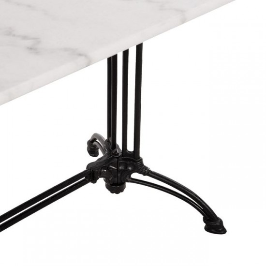 ΤΡΑΠΕΖΙ ΜΕ ΔΙΣΤΗΛΗ ΒΑΣΗ ΑΠΟ ΜΑΝΤΕΜΙ ΜΕ ΜΑΡΜΑΡΟ 110Χ70Χ72,5Υ εκ.