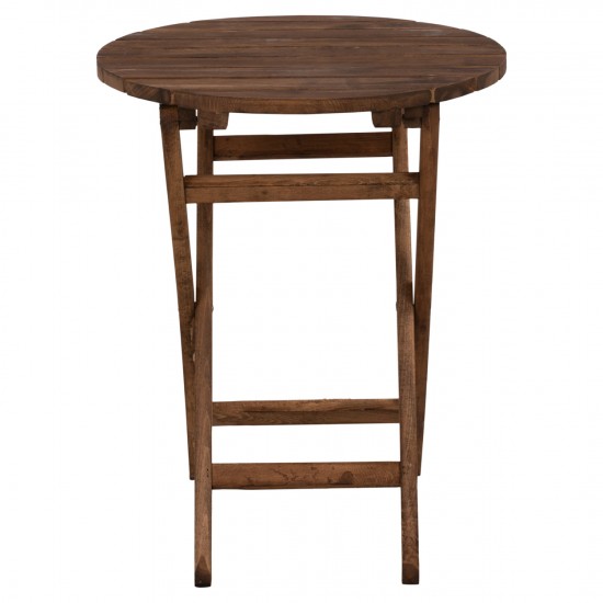 ΤΡΑΠΕΖΙ ΣΚΗΝΟΘΕΤH ΛΗΜΝΟΣ Φ60Χ76Υ ΜΑΣΙΦ ΟΞΙΑ ΕΜΠOΤΙΣΜΟΣ ΚΑΡΥΔΙ