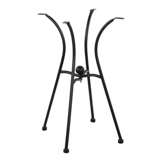 ΒΑΣΗ ΜΕΤΑΛΛΙΚΗ 4NYXH ΣΕ ΜΑΥΡΟ ΧΡΩΜΑ