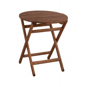 ΤΡΑΠΕΖΙ ΣΚΗΝΟΘΕΤH ΛΗΜΝΟΣ Φ70Χ76Υ ΜΑΣΙΦ ΟΞΙΑ ΕΜΠOΤΙΣΜΟΣ ΚΑΡΥΔΙ