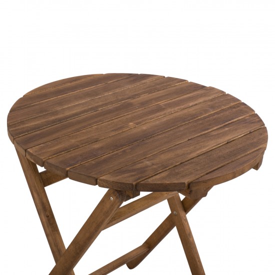 ΤΡΑΠΕΖΙ ΣΚΗΝΟΘΕΤH ΛΗΜΝΟΣ Φ70Χ76Υ ΜΑΣΙΦ ΟΞΙΑ ΕΜΠOΤΙΣΜΟΣ ΚΑΡΥΔΙ