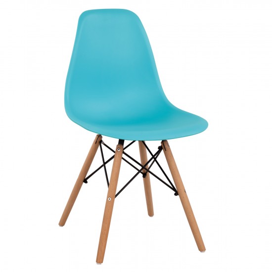 ΚΑΡΕΚΛΑ ΜΕ ΞΥΛΙΝΑ ΠΟΔΙΑ ΚΑΙ ΚΑΘΙΣΜΑ TWIST PP ΓΑΛΑΖΙΟ FULL K/D