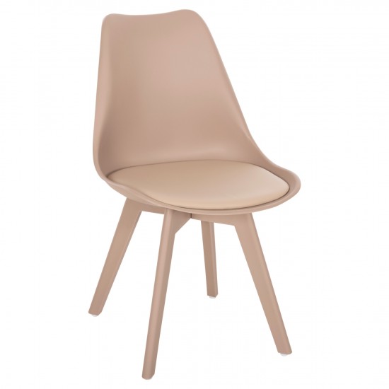 ΚΑΡΕΚΛΑ VEGAS ΜΕ ΠΟΔΙΑ ΠΟΛΥΠΡΟΠΥΛΕΝΙΟΥ ΚΑΙ ΚΑΘΙΣΜΑ PP ΚΑΠΟΥΤΣΙΝΟ 46x58x82 cm